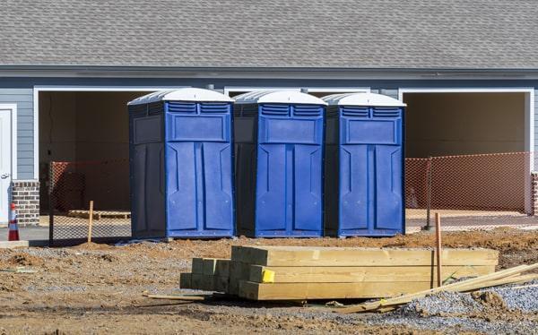 the minimum rental period for a job site porta potty is usually one month